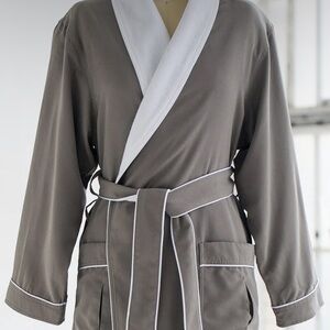 Luxury Spa Robe Unisex XL in Gray